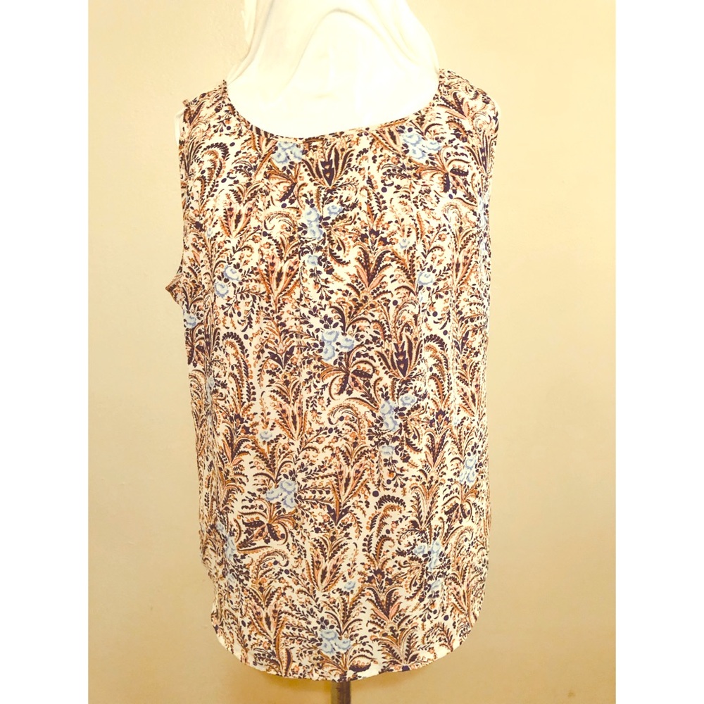 Ann Taylor Multicolor Tank Top, LP
